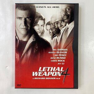 Lethal Weapon 4 1998 DVD Widescreen Mel Gibson Danny Glover Action-ComedY
